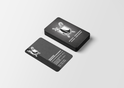 Image of School Shepards business card graphic design